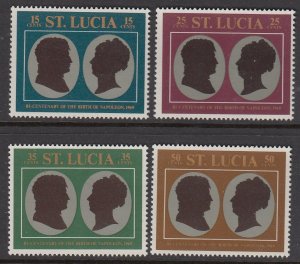 St Lucia 253-6 Bonaparte mnh