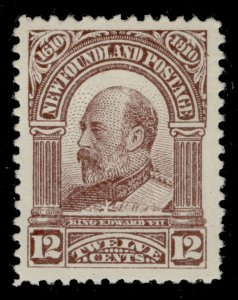 Canada - Newfoundland GV SG104, 12c Pale Red-Brown, M MNH Cat-