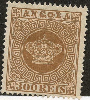 Angola, Scott #9, Unused, Hinged