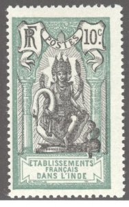 French India, Scott #33, MH