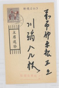 Ryukyu Islands UZE23 Yara message; used card.