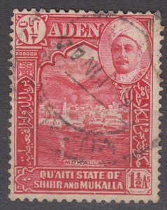 Aden Quaiti State of Shihr & Mukalla Scott #4 1942 Used