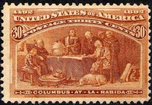 1893 United States Stamp #239 Mint Lightly Hinged Original Gum Columbian Expo  