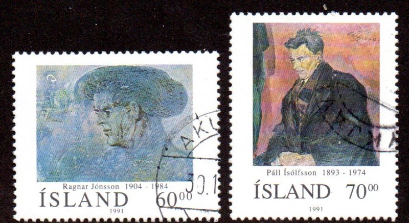 ICELAND 743-4 USED SCV $2.60 BIN $1.05 ART