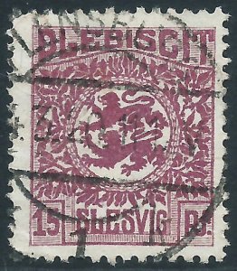 Schleswig, Sc #5,  15pf Used