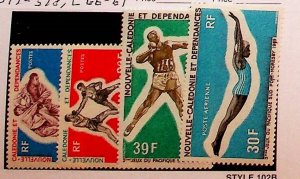 NEW CALEDONIA Sc 377-8,C66-7 NH ISSUE OF 1969 - SPORT