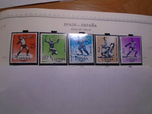 Spain  # 1266-70  MLH