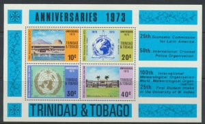 Trinidad & Tobago  SC# 234a  MNH MS  Anniversaries  see scans