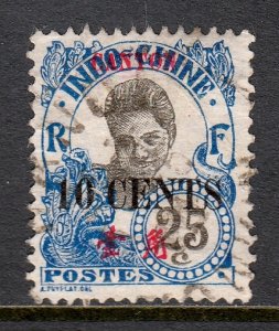 France (Offices in Canton) - Scott #72 - Used - Creasing UR corner - SCV $1.60