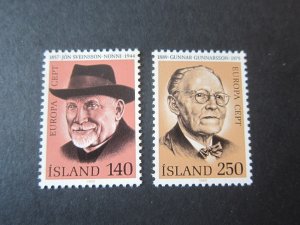 Iceland 1980 Sc 528-29 set MNH