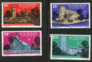 St Vincent Scott 475-478 MNH** Christmas 1976 set