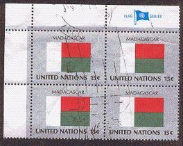 United Nations - Scott 337 Block of Four Used
