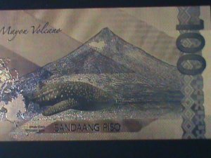 ​PHILIPPINES-2019-24 KARAT GOLD REPLICA $100 PESO BANK NOTE-WITH CERIFICATE VF