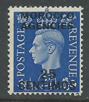 Great Britain - Morocco # 86 George VI (1)  VF Unused VLH