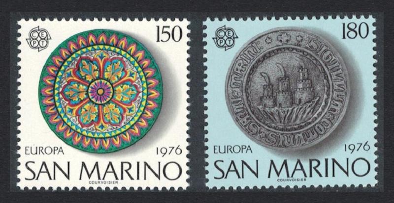 San Marino Europa Handicrafts 2v SG#1060-1061