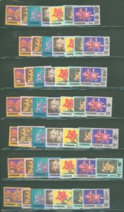 Malaysia #191-197 Mint (NH) Single (Complete Set)