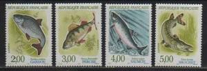 France MNH sc# 2227-30 Marine Life Fish 2012CV $6.45