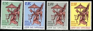 VATICAN Sc#1519-1522 2013 Sede Vacante Complete Set Mint Hinged