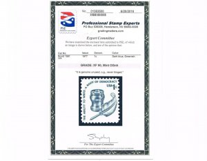 EXCEPTIONAL GENUINE SCOTT #1581 MINT PRISTINE OG NH PSE CERT GRADED XF-90 #18674