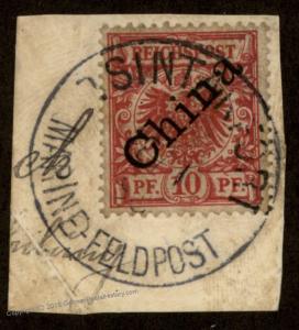 Germany China Kiautschou Vorlaufer Inverted Date 31  Expert Mansfeld Forer 69405