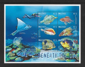 FISH - MALDIVES #2482  MNH