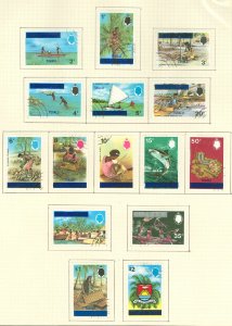 Tuvalu #1-15 Used Single (Complete Set)