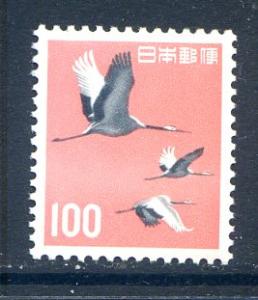 Japan 1963 #753, 100y crane issue  --  MNH