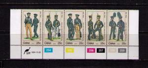 CISKEI - RSA Sc# 64 MNH FVF Strip5 Cape Mounted Rifles