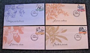 AUSTRALIA FDCs - LOT OF 4  - 1986    (aus4)