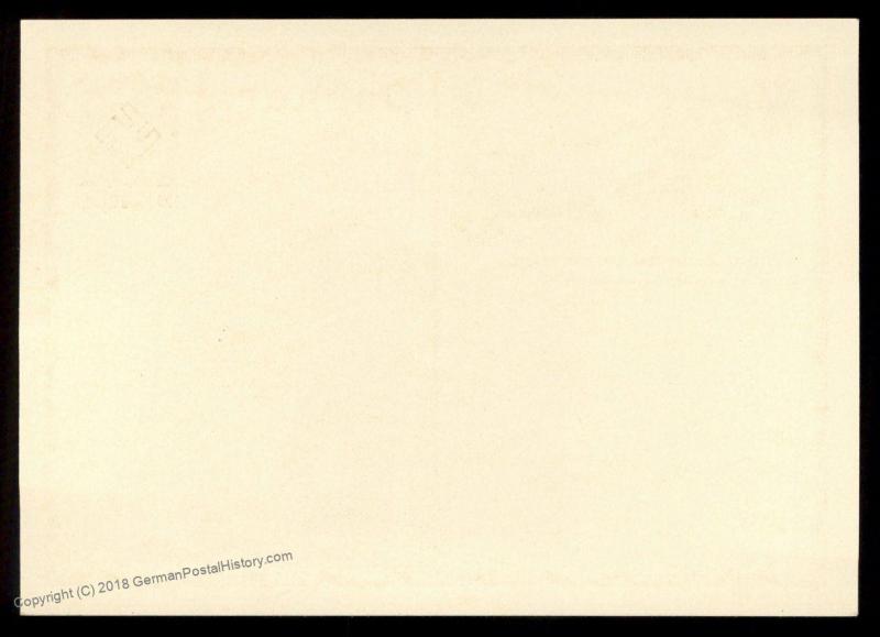 Austria Ostmark Gosausee Postal Card Unissued Swastika Overprint Cover 91061