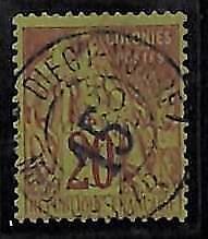 ZA053d - French DIEGO SUAREZ - STAMP - 1890 Yvert # 4 - Fine USED-