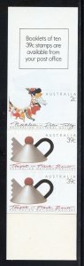 Australia 1097a-b MNH, Contemporary Decorative Arts Booklets Set from 1988.