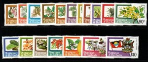 ANTIGUA SG793/810 1983-5 FRUITS AND FLOWERS MNH