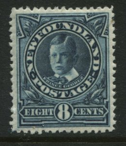 Newfoundland 1911 Royal Family 8 cents analine ink mint o.g. hinged