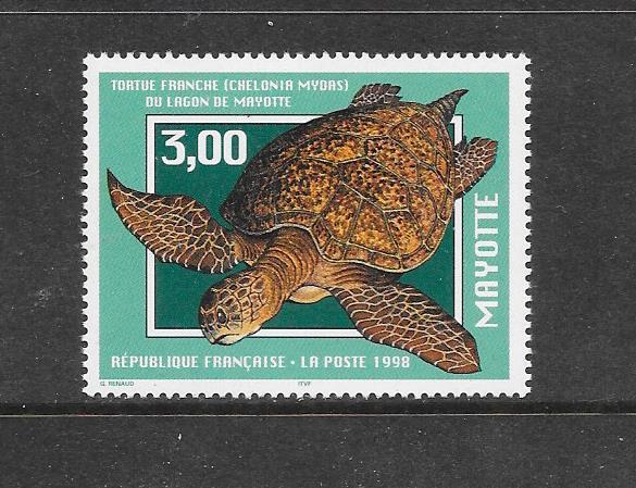 TURTLE - MAYOTTE #93  MNH