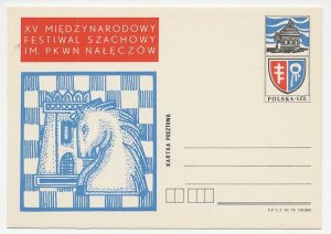 Postal stationery Poland 1979 Chess festival