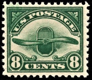 US C4 MNH VF 8 Cent Radiator and Wooden Propeller