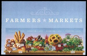PCBstamps   US #4912/4915a Strip $1.96(4x{49c})Farmers Markets, MNH, (5)