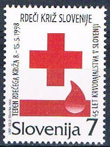 Slovenia RA15 MNH Red Cross 1998 (S0983)+