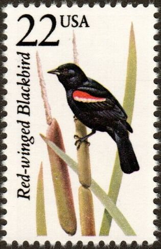 United States 2303 - Mint-NH - 22c Red-winged Blackbird (1987) (cv $1.00)