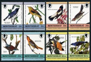 Montserrat 580a-58b, MNH. Mi 597-604. Audubon's birds 1985. Warbler, Bobolink,