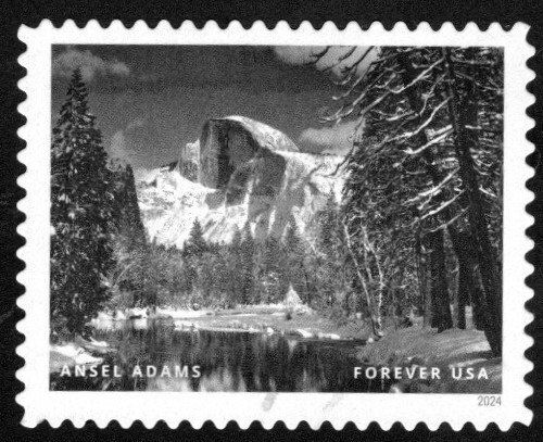 New2024 - (68c) Ansel Adams, Half Dome, Yosemite, Calif - 1 of 16 - USED