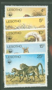 Lesotho #228-232  Single (Complete Set)