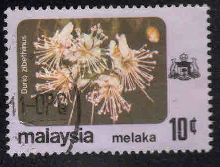 Malaysia Malacca Scott 84 Used Flower stamp