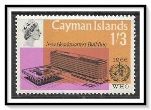 Cayman Islands #185 WHO Headquarters MNH