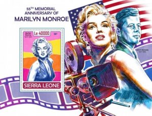 Sierra Leone - 2017 Marilyn Monroe - Stamp Souvenir Sheet - SRL171016b