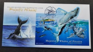 Pitcairn Islands Humpback Whales 2006 Ocean Marine Mammal (FDC) *odd *unusual