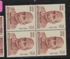 India SG 610 Block of 4 MNH (1eqz)