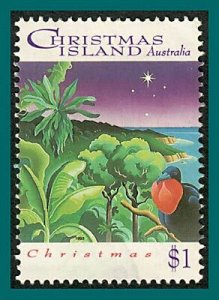 Christmas Island Stamps 1993 Christmas, $1 used #356,SG384