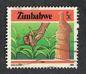 Zimbabwe #496 used single
